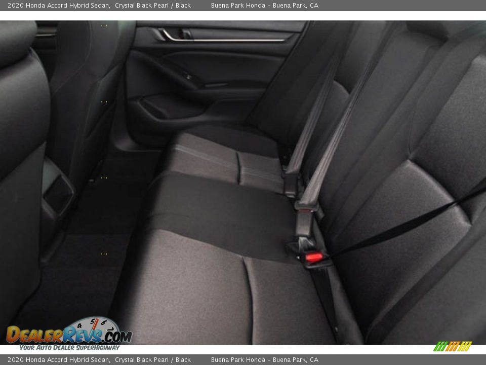 2020 Honda Accord Hybrid Sedan Crystal Black Pearl / Black Photo #16