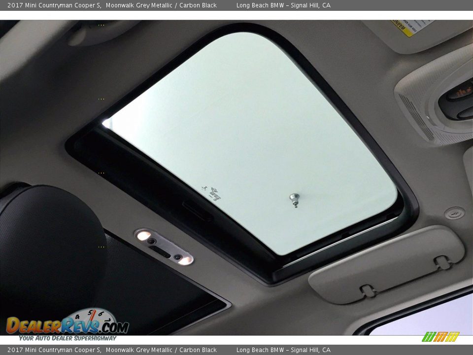 2017 Mini Countryman Cooper S Moonwalk Grey Metallic / Carbon Black Photo #31