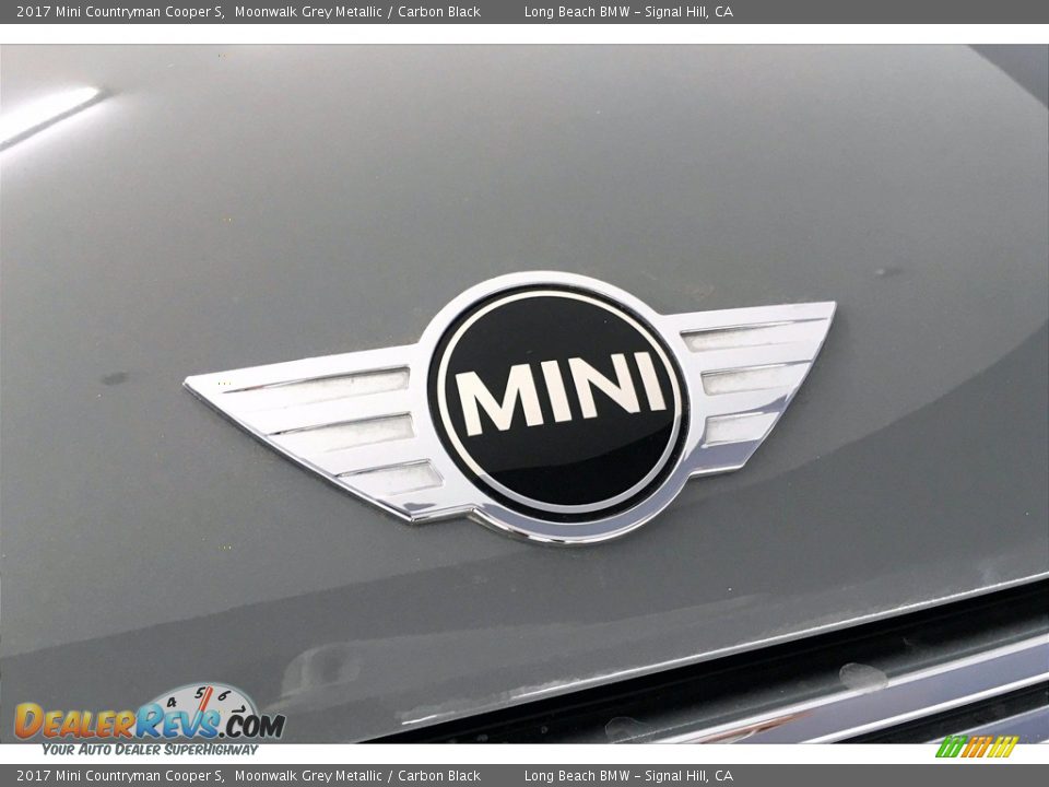 2017 Mini Countryman Cooper S Moonwalk Grey Metallic / Carbon Black Photo #33