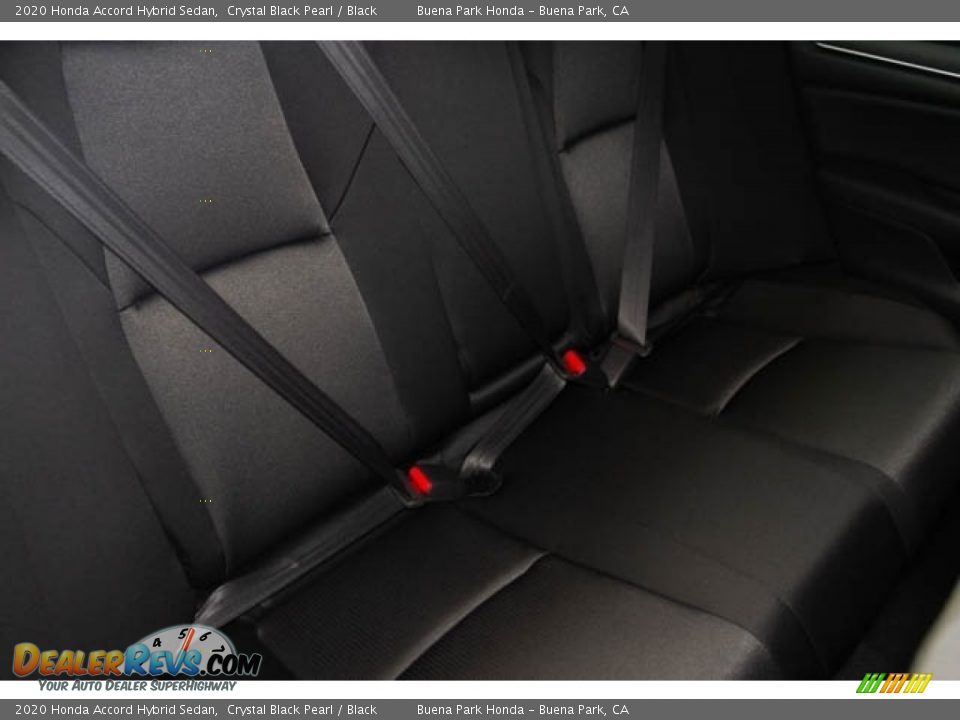 2020 Honda Accord Hybrid Sedan Crystal Black Pearl / Black Photo #28