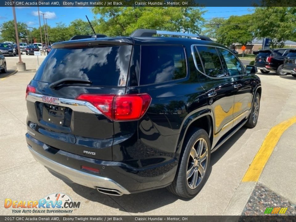 2017 GMC Acadia Denali AWD Ebony Twilight Metallic / Jet Black Photo #2
