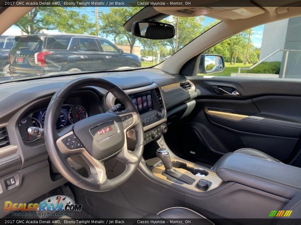 2017 GMC Acadia Denali AWD Ebony Twilight Metallic / Jet Black Photo #3