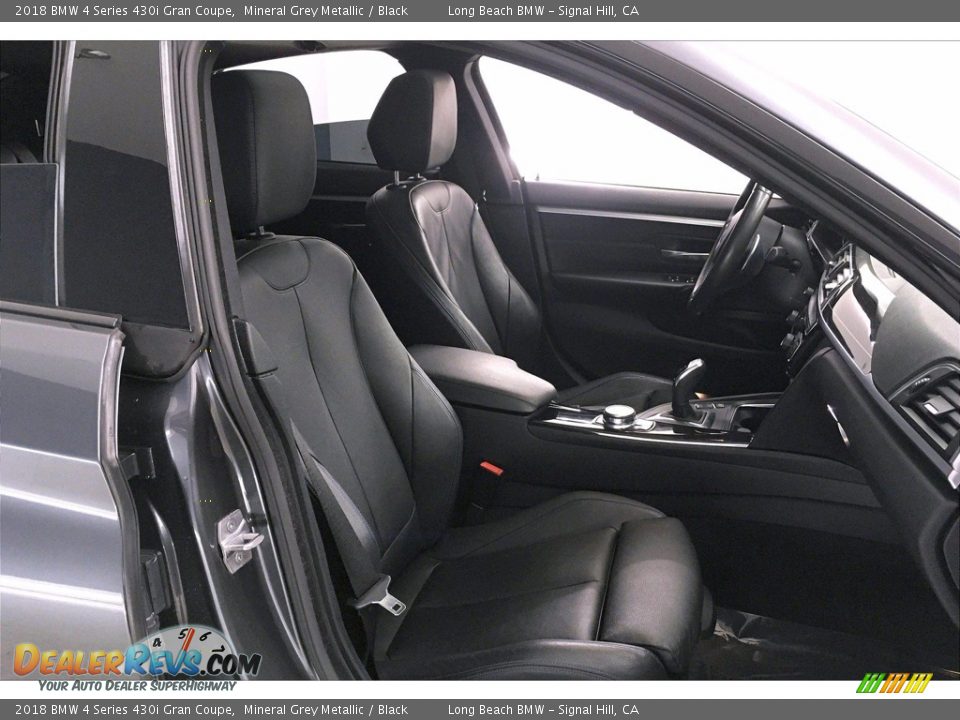 2018 BMW 4 Series 430i Gran Coupe Mineral Grey Metallic / Black Photo #6