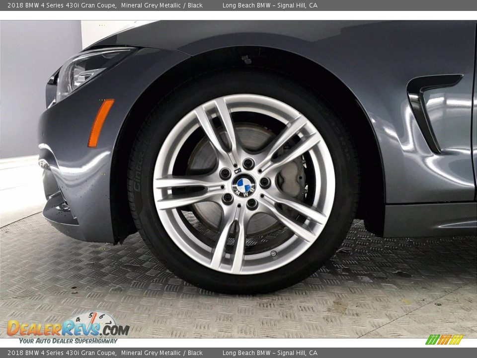 2018 BMW 4 Series 430i Gran Coupe Mineral Grey Metallic / Black Photo #8