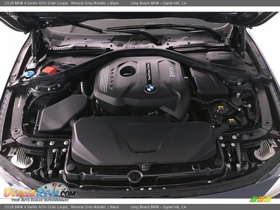 2018 BMW 4 Series 430i Gran Coupe Mineral Grey Metallic / Black Photo #9