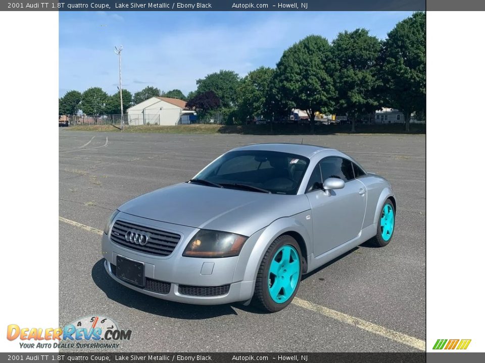 2001 Audi TT 1.8T quattro Coupe Lake Silver Metallic / Ebony Black Photo #1