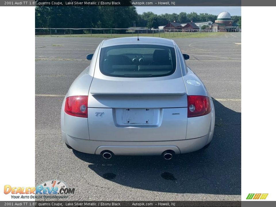 2001 Audi TT 1.8T quattro Coupe Lake Silver Metallic / Ebony Black Photo #4