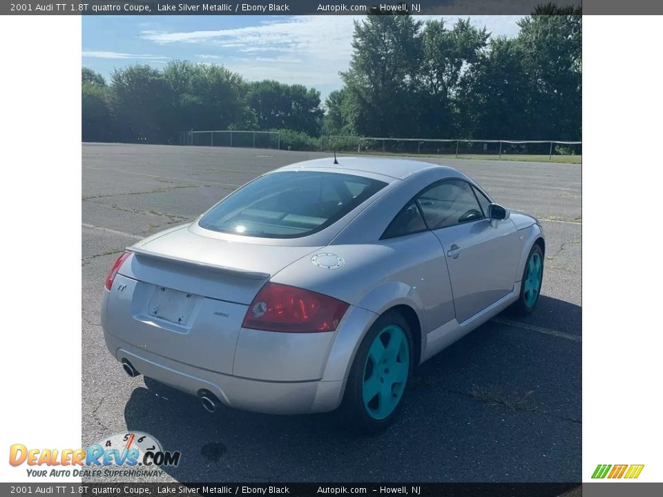 2001 Audi TT 1.8T quattro Coupe Lake Silver Metallic / Ebony Black Photo #5