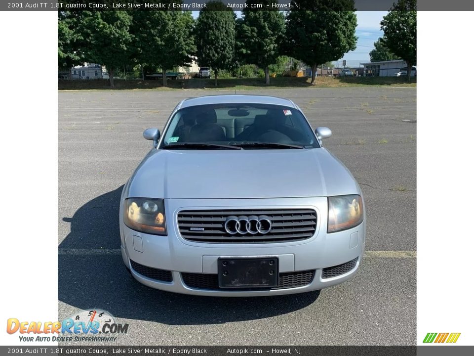 2001 Audi TT 1.8T quattro Coupe Lake Silver Metallic / Ebony Black Photo #8