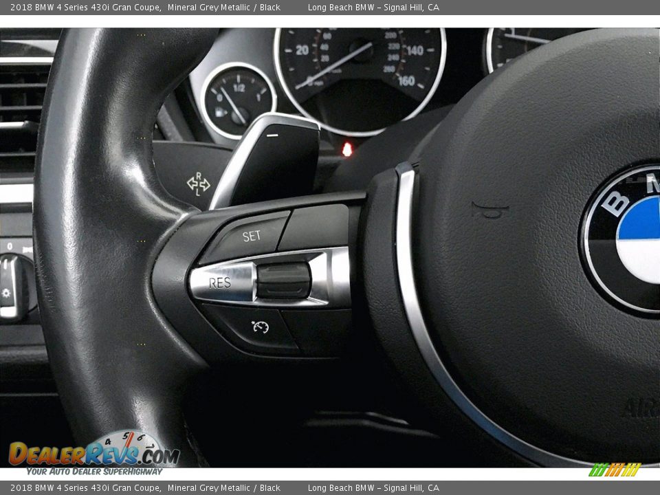2018 BMW 4 Series 430i Gran Coupe Mineral Grey Metallic / Black Photo #18