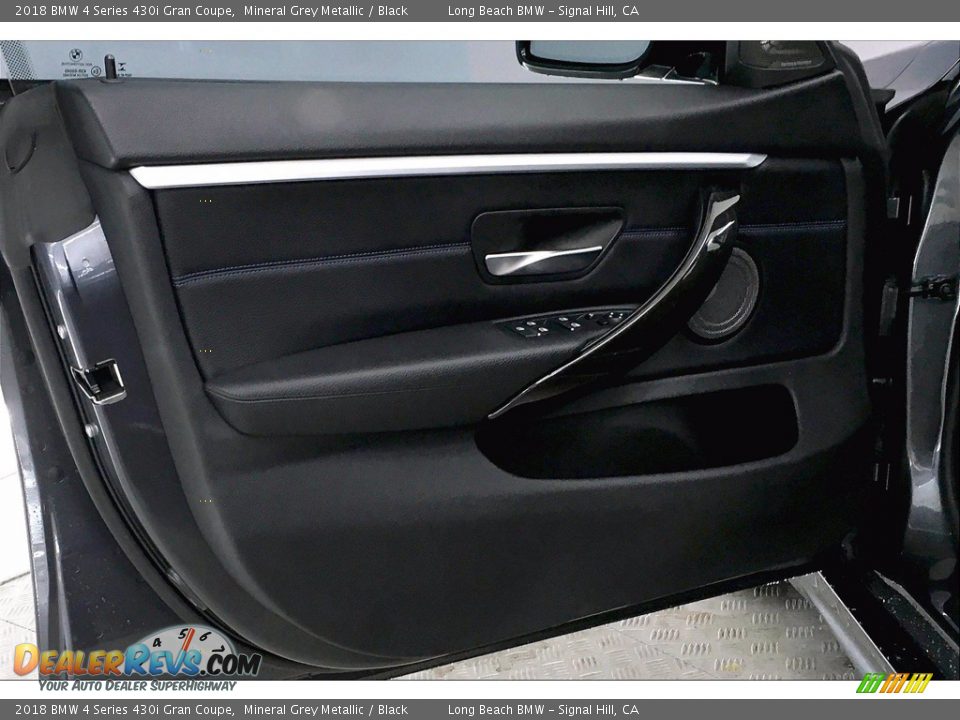 2018 BMW 4 Series 430i Gran Coupe Mineral Grey Metallic / Black Photo #23