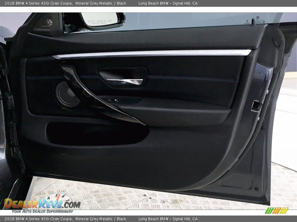2018 BMW 4 Series 430i Gran Coupe Mineral Grey Metallic / Black Photo #24