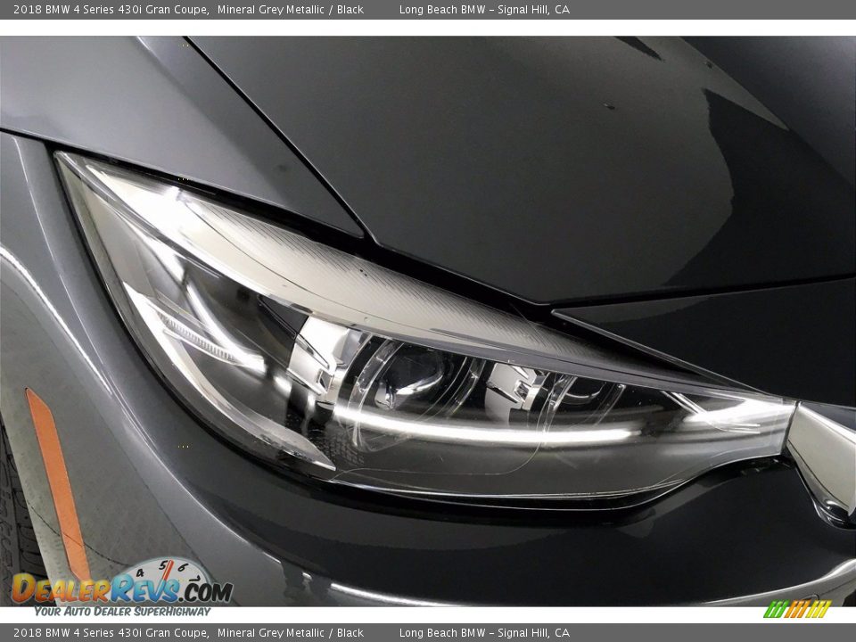 2018 BMW 4 Series 430i Gran Coupe Mineral Grey Metallic / Black Photo #26