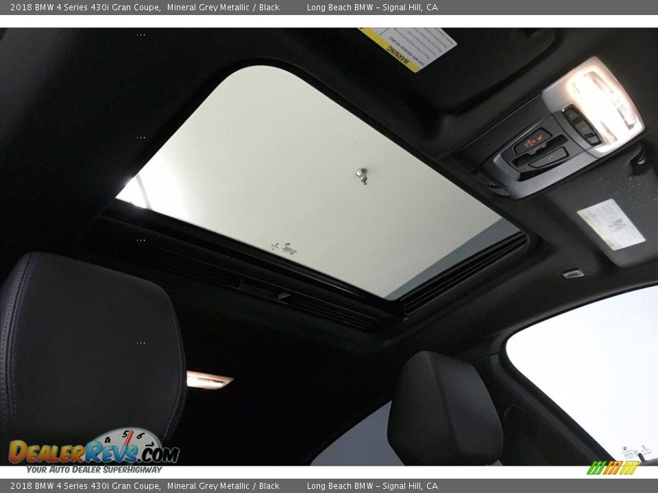 2018 BMW 4 Series 430i Gran Coupe Mineral Grey Metallic / Black Photo #31