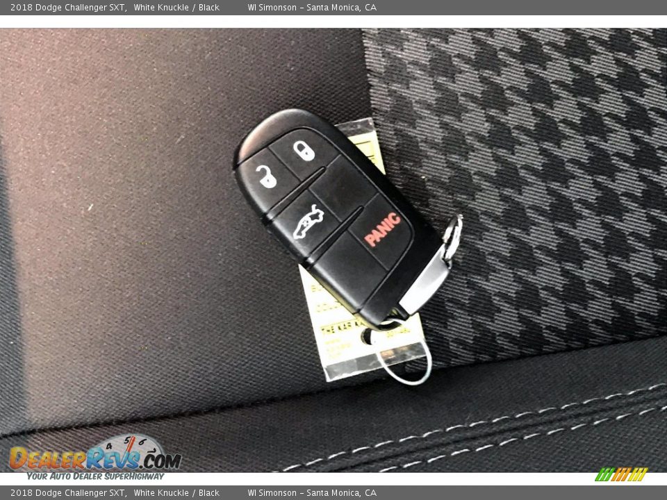 2018 Dodge Challenger SXT White Knuckle / Black Photo #11