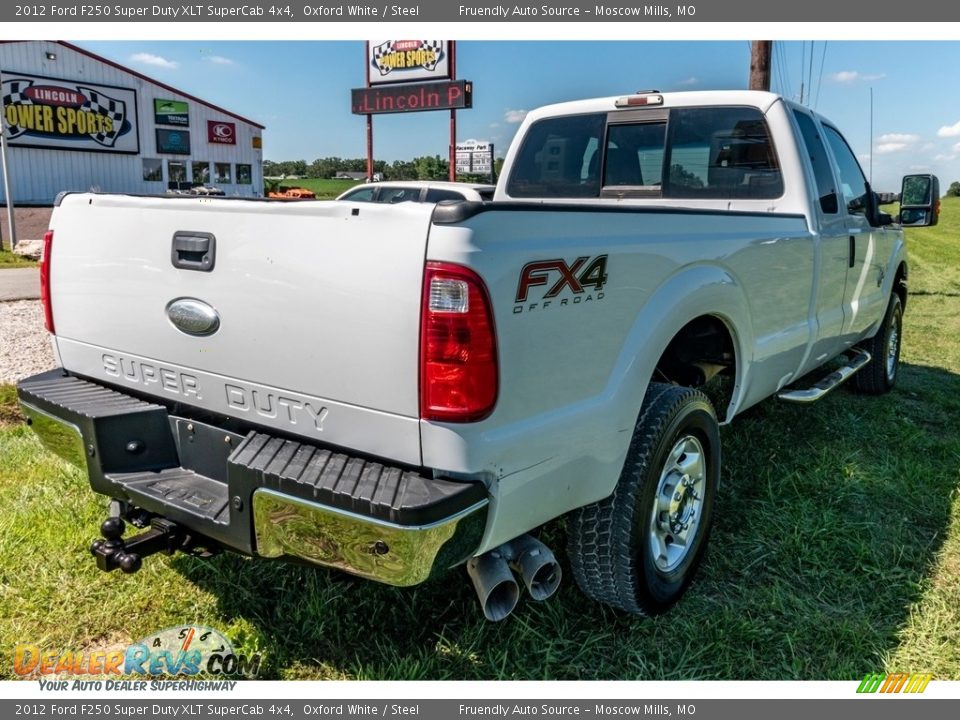 2012 Ford F250 Super Duty XLT SuperCab 4x4 Oxford White / Steel Photo #4