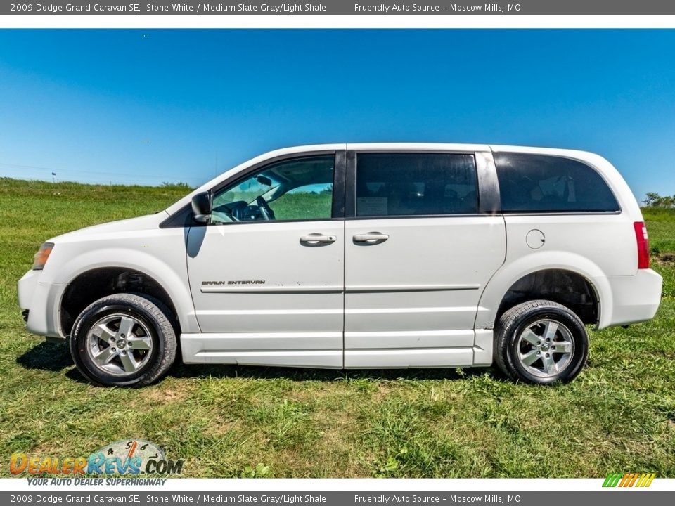 2009 Dodge Grand Caravan SE Stone White / Medium Slate Gray/Light Shale Photo #7