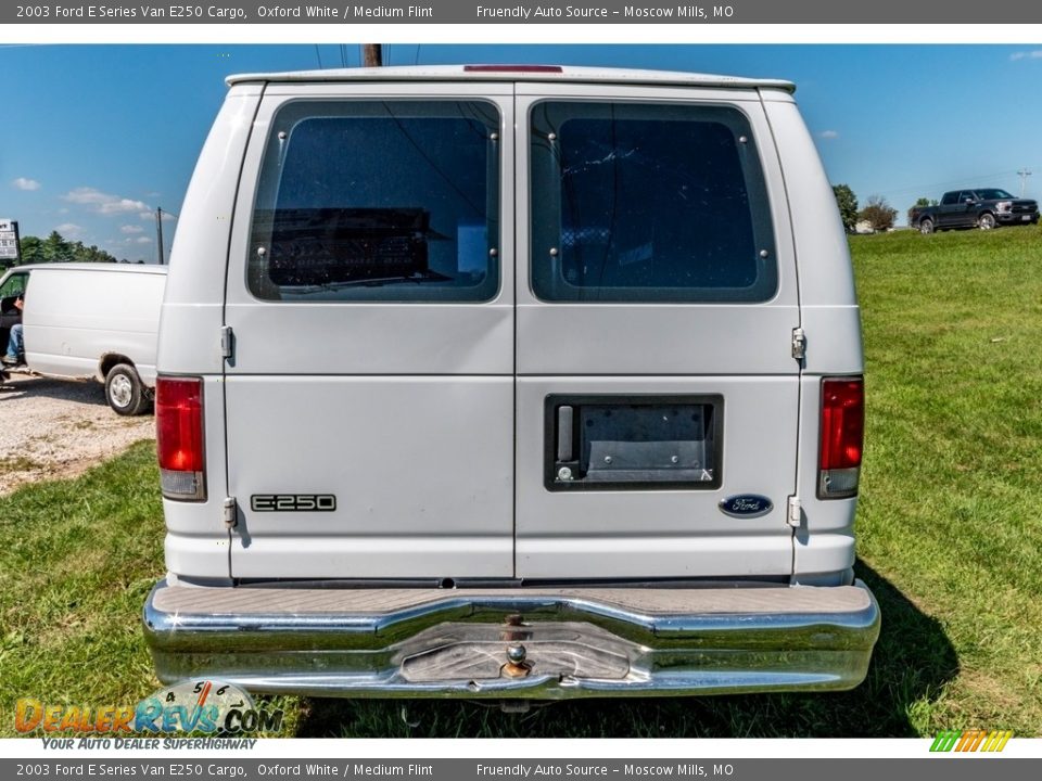 2003 Ford E Series Van E250 Cargo Oxford White / Medium Flint Photo #5