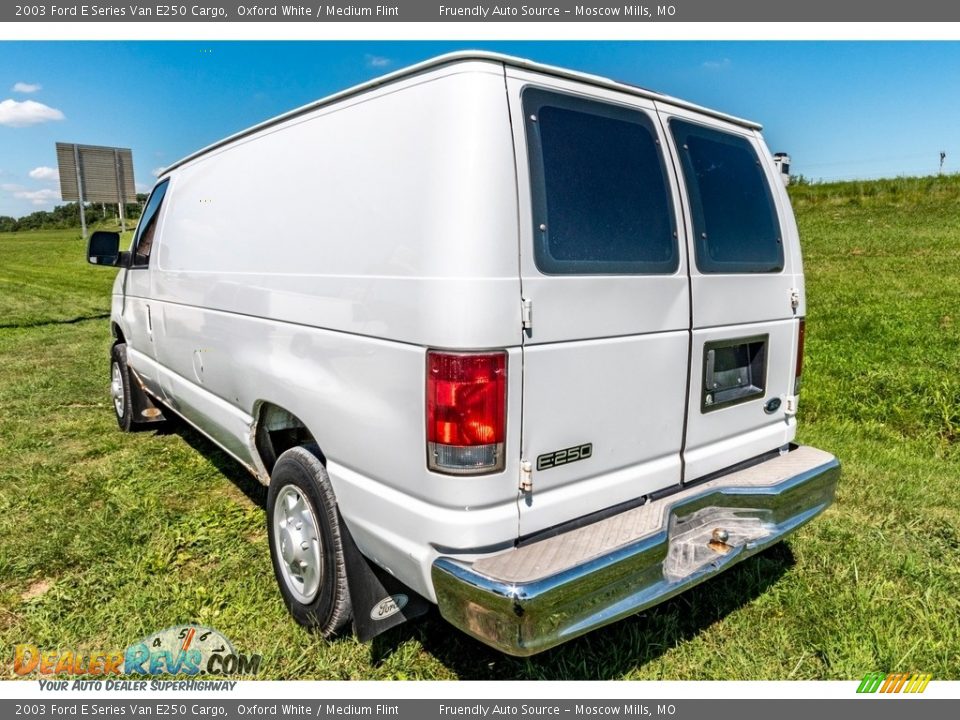 2003 Ford E Series Van E250 Cargo Oxford White / Medium Flint Photo #6