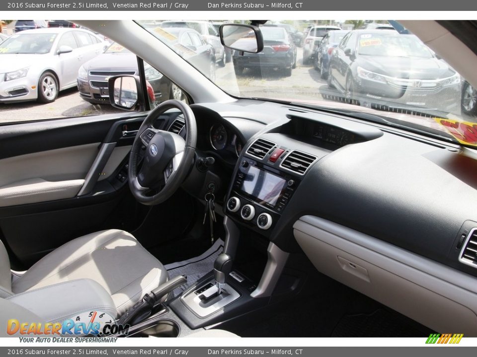 2016 Subaru Forester 2.5i Limited Venetian Red Pearl / Gray Photo #16