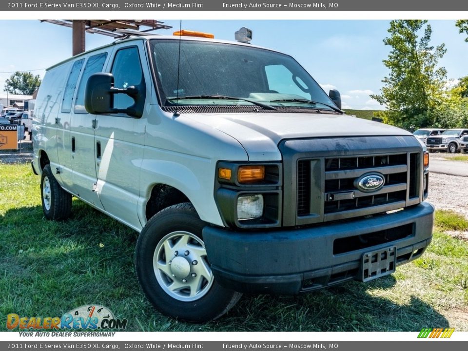 2011 Ford E Series Van E350 XL Cargo Oxford White / Medium Flint Photo #1