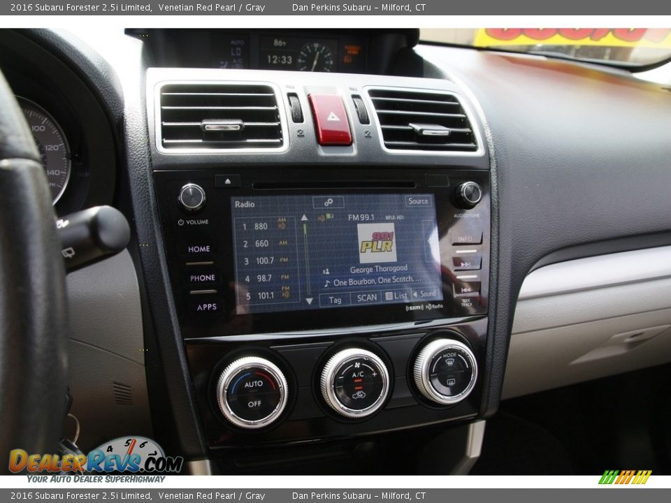 2016 Subaru Forester 2.5i Limited Venetian Red Pearl / Gray Photo #19