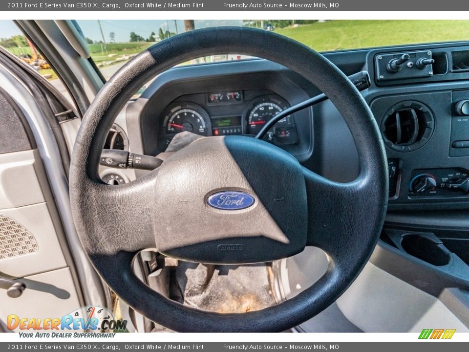 2011 Ford E Series Van E350 XL Cargo Oxford White / Medium Flint Photo #36