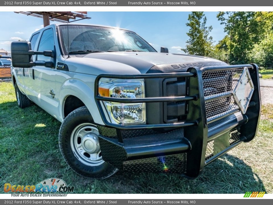 Front 3/4 View of 2012 Ford F350 Super Duty XL Crew Cab 4x4 Photo #1