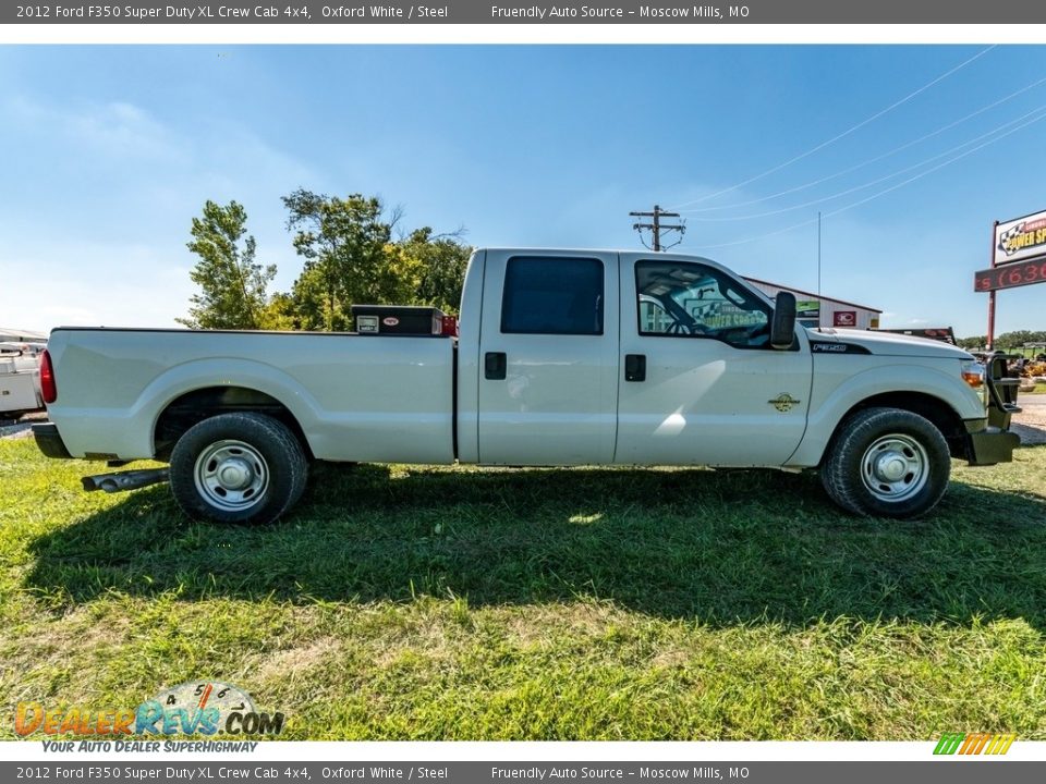 2012 Ford F350 Super Duty XL Crew Cab 4x4 Oxford White / Steel Photo #3