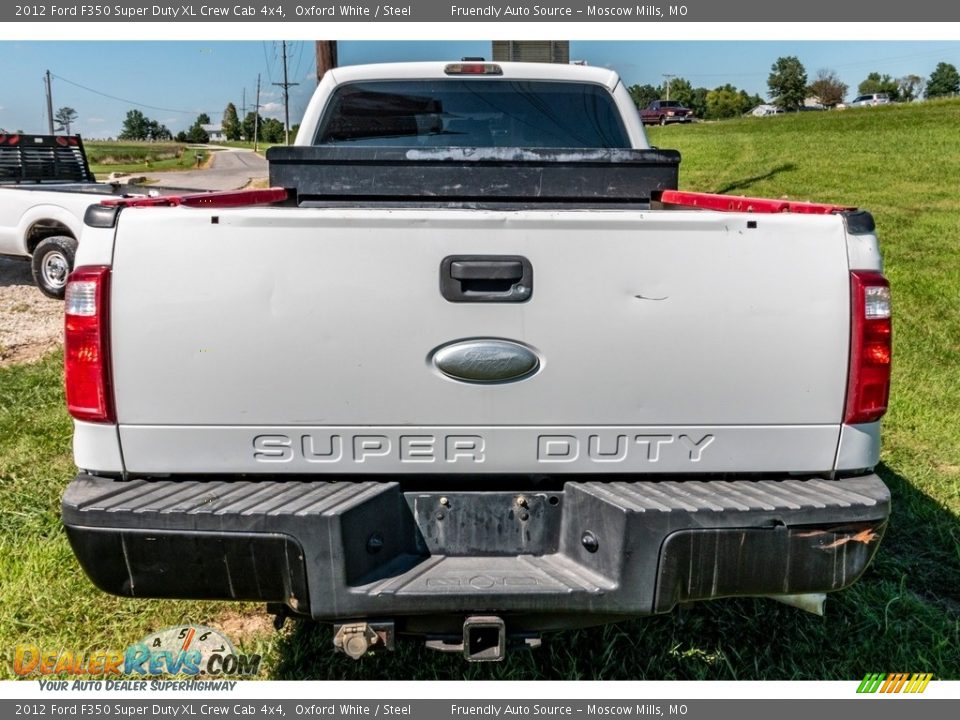 2012 Ford F350 Super Duty XL Crew Cab 4x4 Oxford White / Steel Photo #5