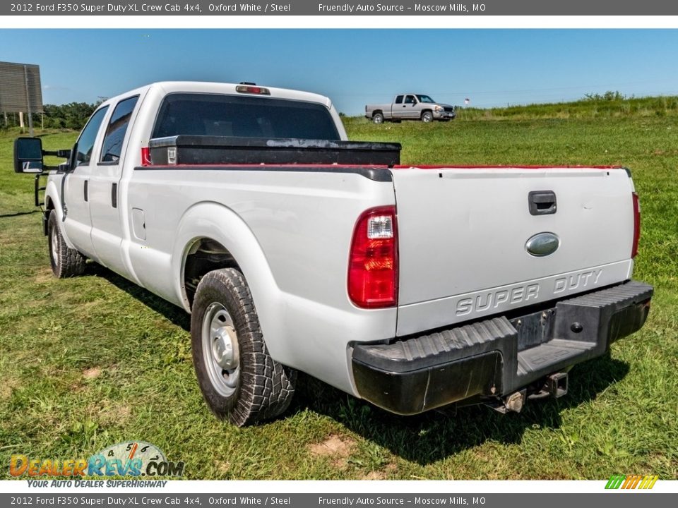 2012 Ford F350 Super Duty XL Crew Cab 4x4 Oxford White / Steel Photo #6