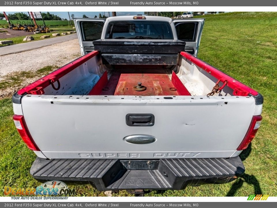 2012 Ford F350 Super Duty XL Crew Cab 4x4 Oxford White / Steel Photo #26