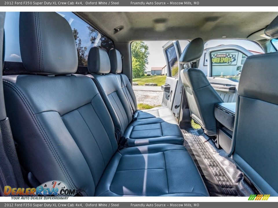 Rear Seat of 2012 Ford F350 Super Duty XL Crew Cab 4x4 Photo #28