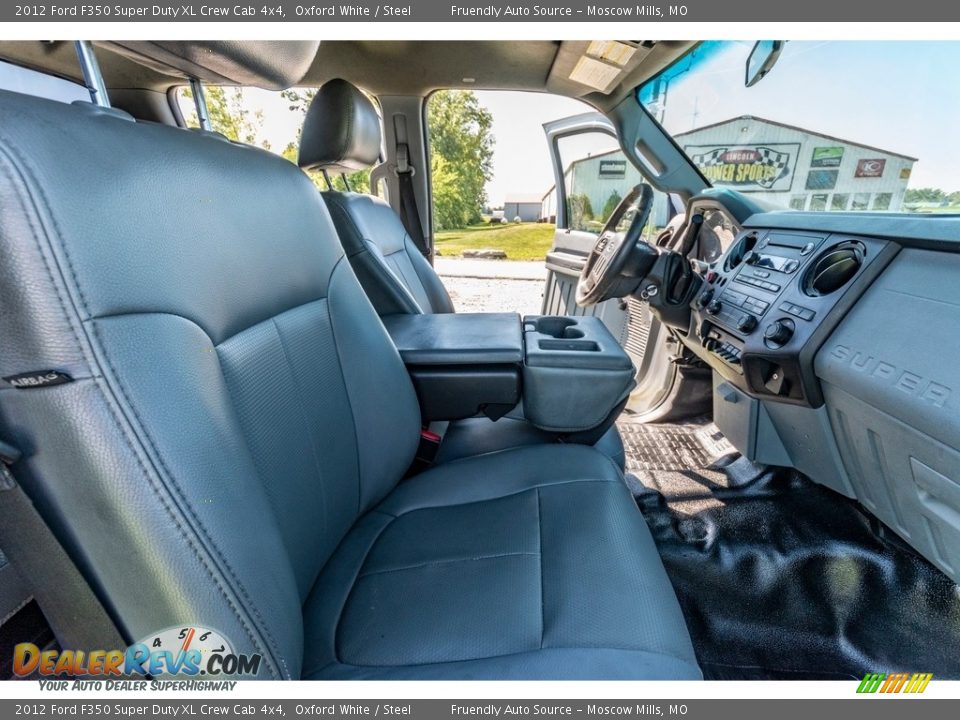 Front Seat of 2012 Ford F350 Super Duty XL Crew Cab 4x4 Photo #32