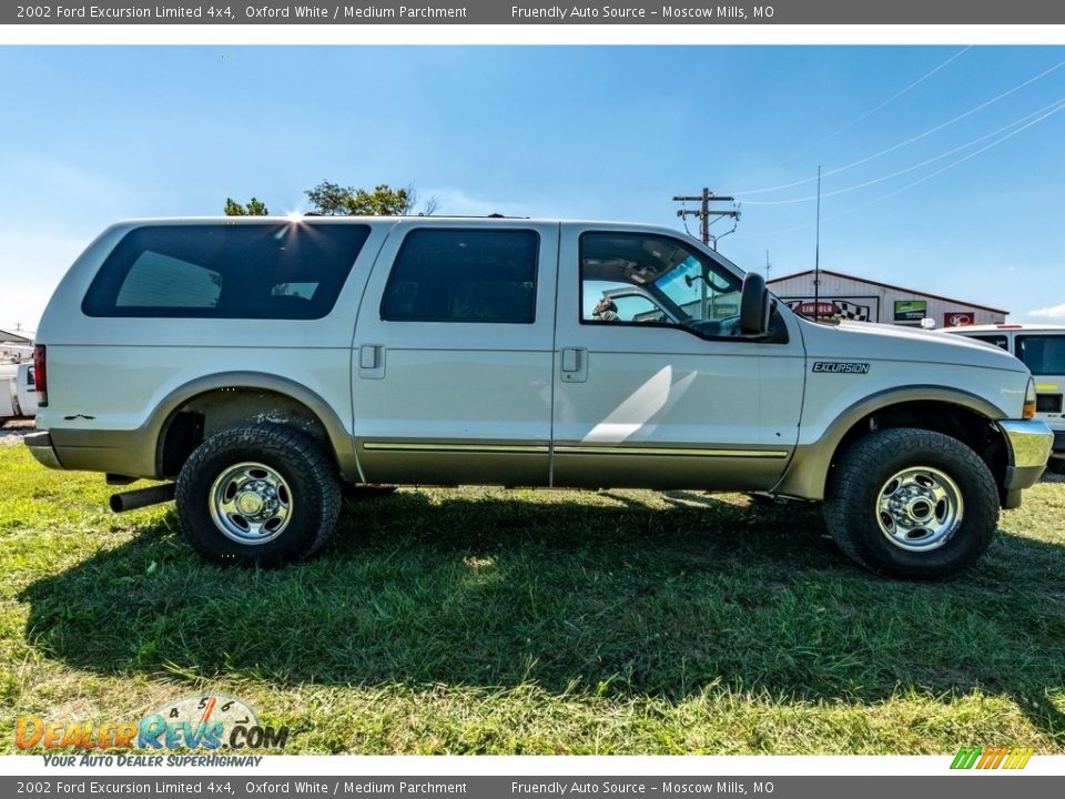 2002 Ford Excursion Limited 4x4 Oxford White / Medium Parchment Photo #3