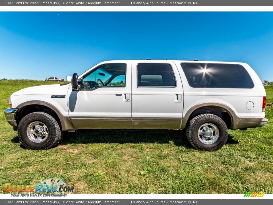 2002 Ford Excursion Limited 4x4 Oxford White / Medium Parchment Photo #7