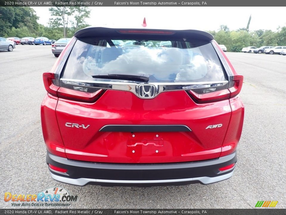 2020 Honda CR-V LX AWD Radiant Red Metallic / Gray Photo #4