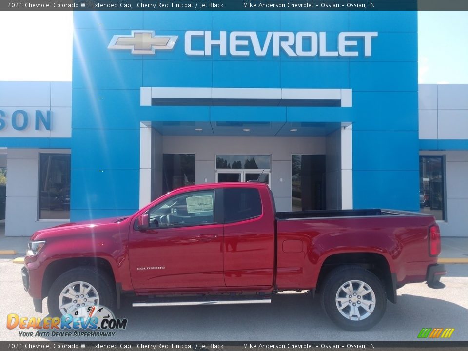 Cherry Red Tintcoat 2021 Chevrolet Colorado WT Extended Cab Photo #1
