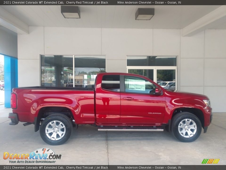 Cherry Red Tintcoat 2021 Chevrolet Colorado WT Extended Cab Photo #3