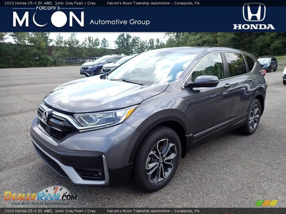 2020 Honda CR-V EX AWD Sonic Gray Pearl / Gray Photo #1