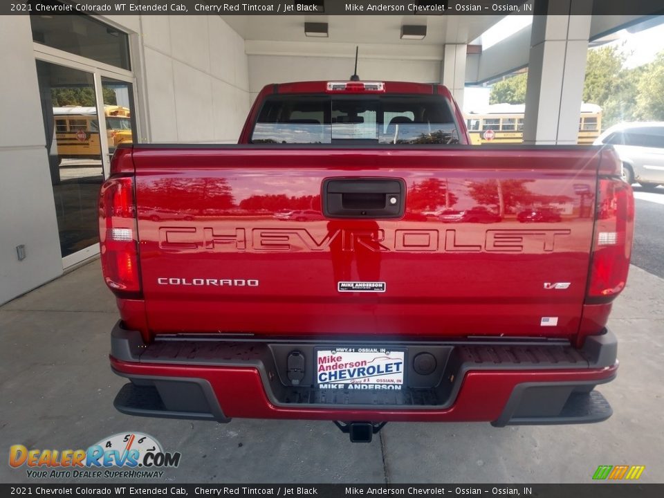 2021 Chevrolet Colorado WT Extended Cab Cherry Red Tintcoat / Jet Black Photo #5