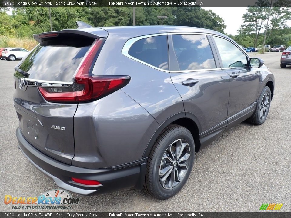 2020 Honda CR-V EX AWD Sonic Gray Pearl / Gray Photo #5