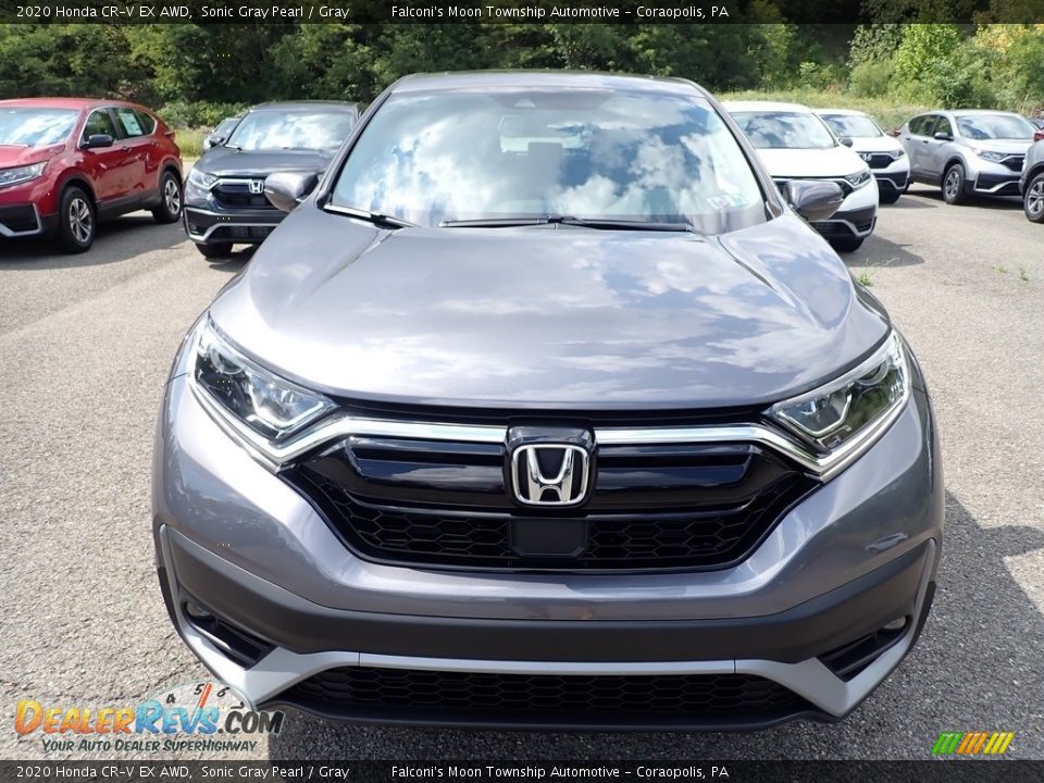 2020 Honda CR-V EX AWD Sonic Gray Pearl / Gray Photo #7