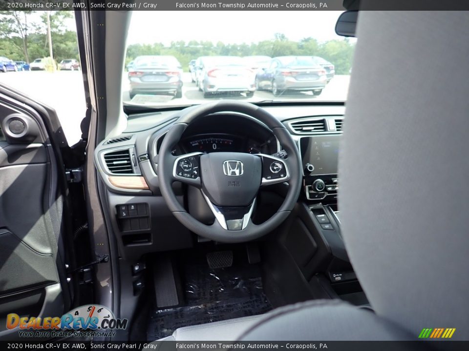 2020 Honda CR-V EX AWD Sonic Gray Pearl / Gray Photo #10