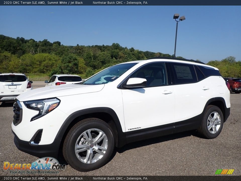 2020 GMC Terrain SLE AWD Summit White / Jet Black Photo #1