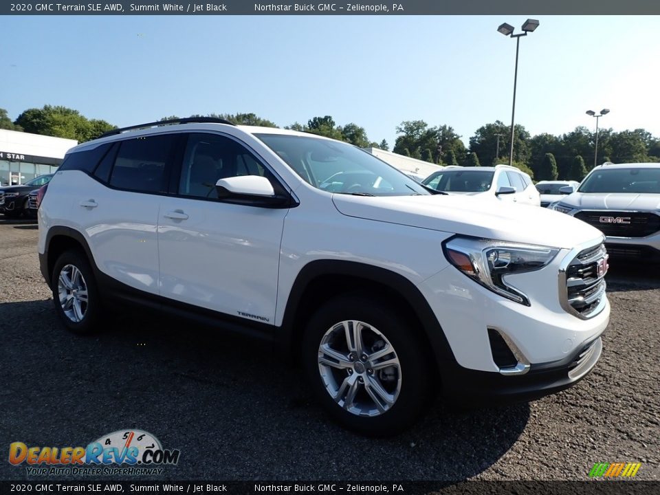 2020 GMC Terrain SLE AWD Summit White / Jet Black Photo #3