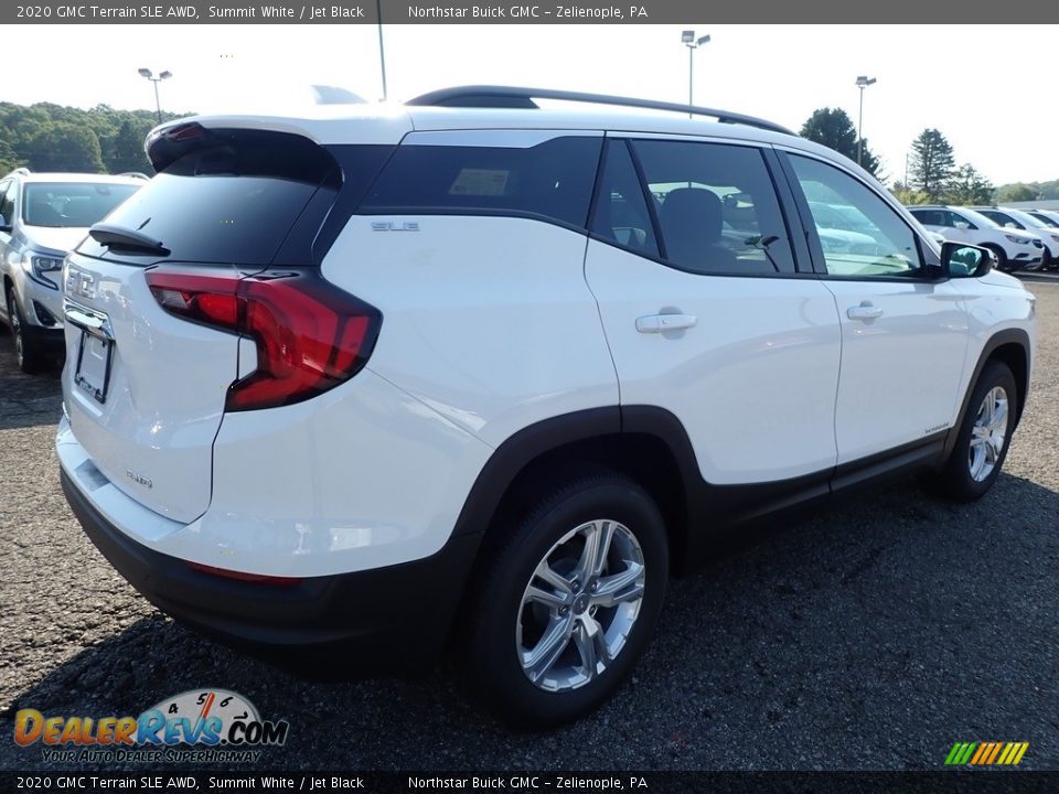 2020 GMC Terrain SLE AWD Summit White / Jet Black Photo #5