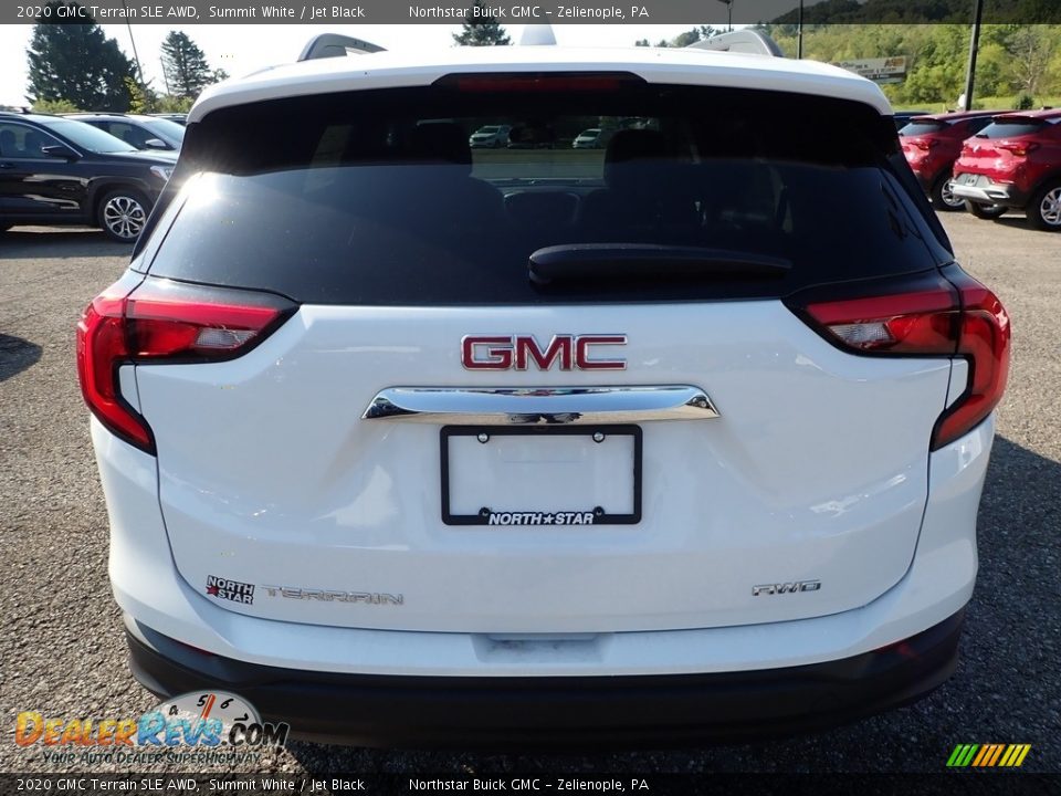 2020 GMC Terrain SLE AWD Summit White / Jet Black Photo #6