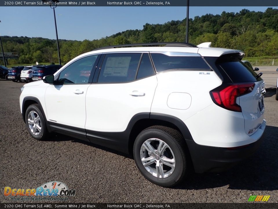 2020 GMC Terrain SLE AWD Summit White / Jet Black Photo #8