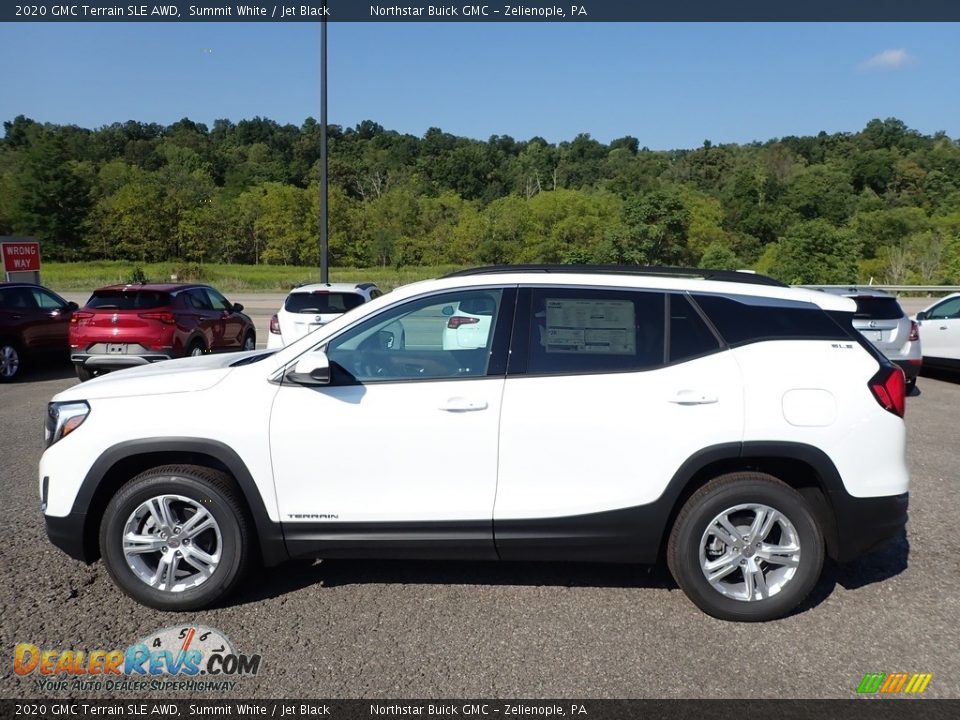 2020 GMC Terrain SLE AWD Summit White / Jet Black Photo #9